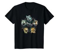 Sucker Punch Circles T-Shirt, Enfant, Noir, 3 Ans