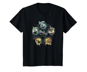 Sucker Punch Circles T-Shirt, Enfant, Noir, 3 Ans