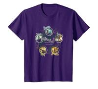 Sucker Punch Circles T-Shirt, Enfant, Violet, 3 Ans