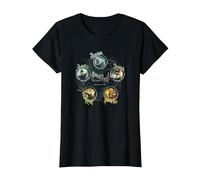 Sucker Punch Circles T-Shirt, Femme, Noir, XS
