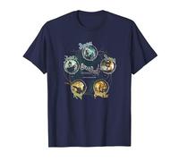 Sucker Punch Circles T-Shirt, Homme, Bleu Marine, 5XL