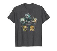 Sucker Punch Circles T-Shirt, Homme, Chiné Foncé, 3XL