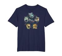 Sucker Punch Circles T-Shirt, Homme Grandes Tailles, Bleu Marine, 4X Tall