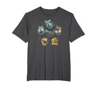 Sucker Punch Circles T-Shirt, Homme Grandes Tailles, Chiné Foncé, 5X Tall