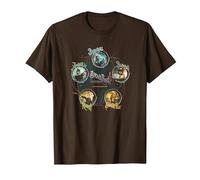 Sucker Punch Circles T-Shirt, Homme, Marron, L