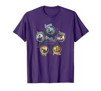 Sucker Punch Circles T-Shirt, Homme, Violet, 3XL