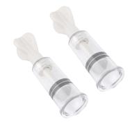 Suckers de mamelon, 2 pièces, correcteur de bouclier mamelon, ventouses seins, extracteurs sexy pour mamelons plats inversés