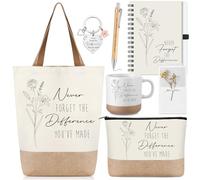 Suclain Lot de 7 cadeaux de remerciement « Never Forget the Difference », « Never Forget the Difference », « Thank You », « Never Forget the Difference », « Thank You