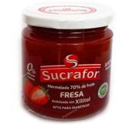 SUCRAFOR Mermelada De Fresa 70% Fruit Sans Sucre 260g