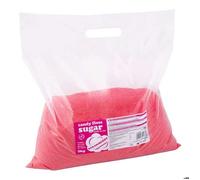 Sucre à barbe à papa aromatisé coloré rouge saveur fraise 5 kg