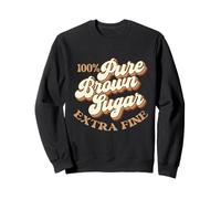 Sucre Brun 100% Pur - Mois de l'histoire des Noirs - Racines africaines Sweatshirt