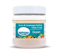 Sucre de Gommage Corps 600g deliktess®- Exfoliant au Sucre Naturel & Beurre de Karité Bio - Body Scrub Hydratant Spa - 18 Parfums au choix (Océan)