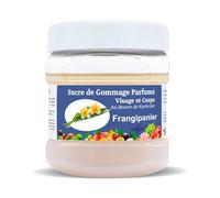 Sucre de Gommage Corps 600g deliktess®- Exfoliant au Sucre Naturel & Beurre de Karité Bio - Body Scrub Hydratant Spa - 18 Parfums au choix (Frangipanier)