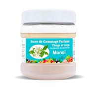 Sucre de Gommage Corps 600g deliktess®- Exfoliant au Sucre Naturel & Beurre de Karité Bio - Body Scrub Hydratant Spa - 18 Parfums au choix (Monoï)