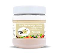 Sucre de Gommage Corps 600g deliktess®- Exfoliant au Sucre Naturel & Beurre de Karité Bio - Body Scrub Hydratant Spa - 18 Parfums au choix (Vanille)