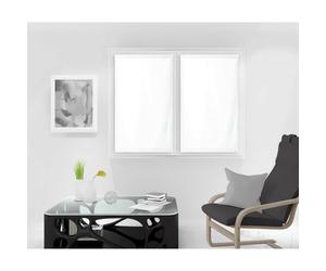 SUCRE D'OCRE Paire de brise bise DOLLY 70x120 cm - Blanc