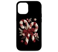 Sucre d'orge Festif et nœud l'esprit des fêtes Coque pour iPhone 12/12 Pro