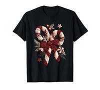 Sucre d'orge Festif et nœud l'esprit des fêtes T-Shirt