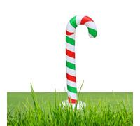 Sucre d'orge gonflable de Noël - Ballon de sucre d'orge géant gonflable | Décorations de Noël pour extérieur et intérieur, vacances, anniversaire, fête de mariage