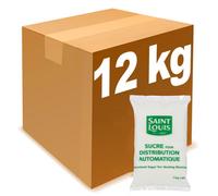 Sucre en Poudre Cristal Saint Louis pour Distributeur Automatique - 12 paquets - 12 Kg