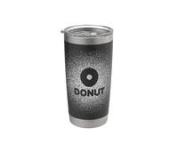 Sucre en poudre Mini Donut Hole Coffee Shop Gobelet isotherme en acier inoxydable double paroi
