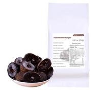 Sucre noir 250g Cubes traditionnel chinois Yuanbao - pur de canne à sucre pur fait à la main