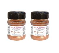 Sucre pailleté doré rose 320 g Scrapcooking