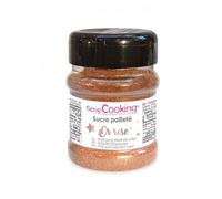 Sucre pailleté or rose 160 g Scrapcooking