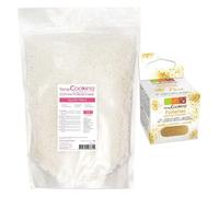 Sucre perlé 1 kg + paillettes dorées