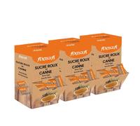 Sucre Roux Pure Canne - 3 Boîtes Distributrices - 450 Sachets