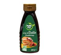 Sucrez naturellement vos recettes avec PURE VIA Sirop de Datte Bio, alternative malaise sans additifs, flacon de 250g - Lot de 3