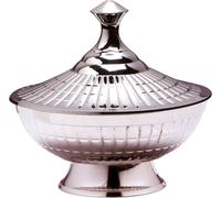 Sucrier avec couvercle Deko Mediterranean Anwar argent - 12cm - -