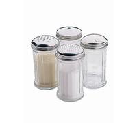 Sucrier avec trou central en verre et récipient en acier inoxydable 8 x 140 x 70 mm