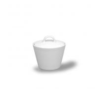 Sucrier blanc, porcelaine tchèque, Thun Tom