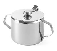 Sucrier en acier inoxydable avec couvercle, diamètre 85 mm, 300 ml - Hendi 45210