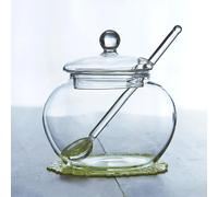 Sucrier en verre 250 ml avec couvercle et cuillère Vendos85