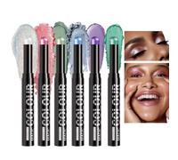 Sucritude Bâton De Fard À Paupières Crémeux - Stick Éclat pour les Yeux,6 Bâtonnets Nuancés Résistants à l'Eau pour Voyage Cosmétique Quotidien Cadeau Fêtes