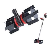 Sucritude Charrue pour Tondeuse à Gazon | Roue Sarcleuse Robuste pour Motoculteur,Accessoires De Tondeuse Pour Utilisateurs Particuliers Et Commerciaux