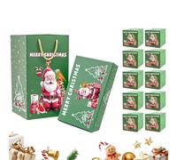 Sucritude Coffret Cadeau Argent Noël à Surprise - Distributeur Porte-Billets de Noël | Accessoire Festif Adultes Anniversaire Fêtes