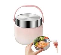 Sucritude Conteneur Repas Chaud | Boîtier Isotherme 1200ml Portable | Boîte Repas Étanche pour Pique-Nique Sport Camping Randonnée Plage Pêche