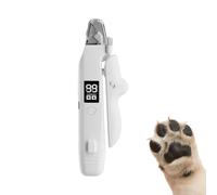 Sucritude Coupe-Ongles Chien - Affichage Numérique Électrique avec Éclairage LED - Coupe-Ongles 2 en 1 pour Chiens et Chats - pour Taille des Griffes, Toilettage, Chiots Et Chatsons, Petit Moyen