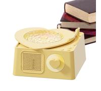 Sucritude Enceinte Portable,Enceinte sans Fil pour Musique - Forme Gramophone Son Surround Outil Divertissement pour Plage Patio Arrière-Camp Camping Voyages Camping-Car