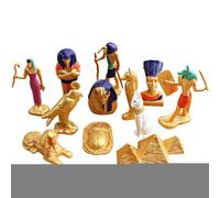 Sucritude Figurines d'Étagère | Jouets de l'Égypte Ancienne | Set de Figurines Créatives pour à la Maison et École
