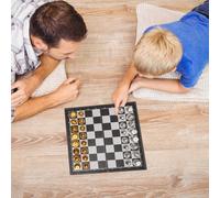 Sucritude Jeu D échecs,Set D Échecs Magnétique Jeu De Société - Activité Interactive Portable pour Adultes Et Adolescents Voyage Camping Salle De Classe