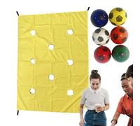 Sucritude Jeu De Team Building avec Bâche À Trous | Exercices De Cohésion Et Activités Collectives | Défi Sportif pour Événements Scolaires, Parcs, Salle De Sport Et Jardin