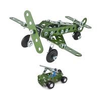 Sucritude Kit de Construction Métallique,Jouets Éducatifs d'Assemblage | Jouet en Blocs Modèle De Char - pour Maison, Fête, Salle de Jeu, Garçons et Filles, Préscolaire, École à la Maison, Famille,