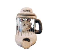 Sucritude Mice Plaise, Animaux DE FEMANCHE Mice | Juicer en Peluche Juif Tirling - Décor de pépinière, bassins de Panier de Pâques, Accessoires de Jeu de rôles de Cuisine avec Une Corde de Traction
