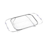 Sucritude Passoire Sur Évier | Égouttoir Extensible en Acier Inoxydable | Bac De Rinçage De Fruits | Pour Cuisine Appartement Cuisiniers à Domicile Camping-Car Baies Tomates Raisins Fraises