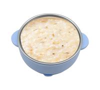 Sucritude Récipient pour Aliments Bébé, Bol Repas Enfant, Assiette Ventouse Acier Inoxydable Anti-échaudage Multi-usage Repas Collation Garderie Camping Voyage