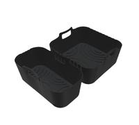 Sucritude Silicone Pour Panier Friteuse Sans Huile - Plateau Silicone Pour Friteuse Air,Amovibles Réutilisables Anti-Adhésifs Pour Cuisson Four Vapeur Maison Restaurant